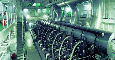 Cargo ships main engine