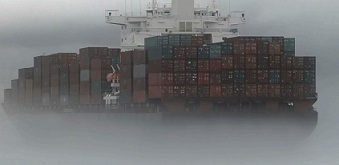 Containership-under-restricted-visibility-conditions