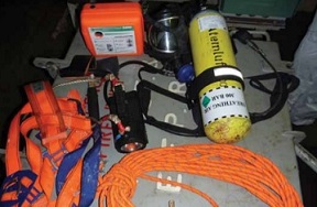 rescue equipment-keep-ready-for-recovery-from-an-enclosed-space